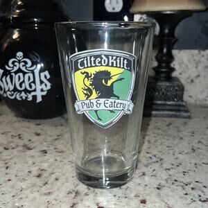 Tilted Kilt 16 oz glass